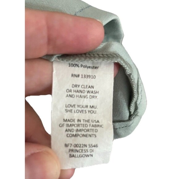 Show Me Your Mumu Princess Di Ball gown Maxi Skirt XS Green Flowy - Picture 7 of 7